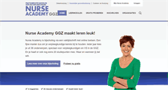 Desktop Screenshot of nurseacademyggz.nl