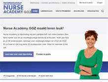 Tablet Screenshot of nurseacademyggz.nl